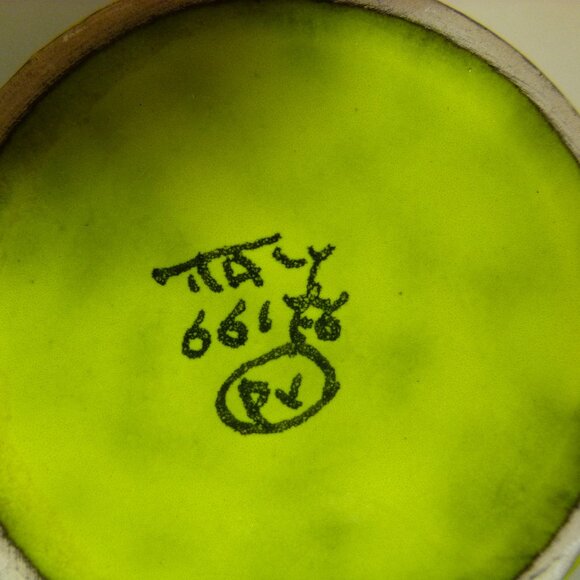 PV ITALY / Italica Ars Hand Painted Floral Set of 4 Salad Plates & 4 Mugs NOS - Picture 12 of 12